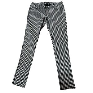 Tripp NYC Womens Pants Size‎ 15 Goth Y2K White And Black Striped